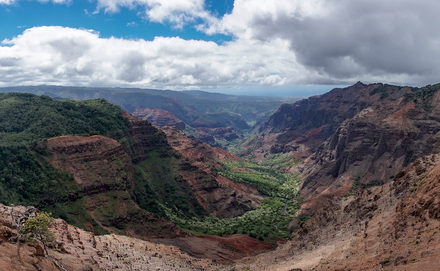 Circuit à Hawaii vue aérienne de Doahu pendant le séjour voyage préparé par routedhawaii.com