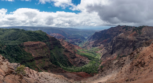 Circuit à Hawaii vue aérienne de Doahu pendant le séjour voyage préparé par routedhawaii.com